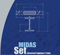 2D/3D computer-aided engineering software CAE MIDAS SET MIDASIT