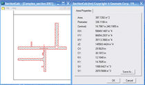 2D/3D computer-aided engineering software CAE SECTIONCALC 4.0 IMSI Design