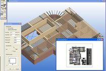 2D/3D computer-aided engineering software CAE: wood structures FINNFRAME Mets&auml;wood