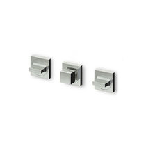3 hole shower and bath-tub double handle mixer tap AGUABLU - ZA5695 - R99508 ZUCCHETTI RUBINETTERIA