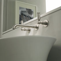 3 hole wall-mounted washbasin double handle mixer tap LIBERTY - Z001303  BOSSINI