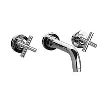 3 hole wall-mounted washbasin double handle mixer tap MATRIX : 8245600 Grifer&iacute;as Galindo