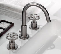 3 hole washbasin double handle mixer tap CENTURY  OTTONE MELODA