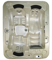3 seater portable hot-tub SOANA PISCINES MAGILINE