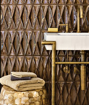 3D ceramic wall tile: geometric pattern ASC MODERN ANN SACKS