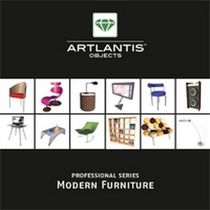3D object library: furniture (for Artlantis) MODERN FURNITURE Artlantis