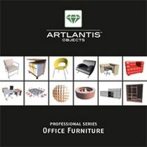 3D object library: furniture (for Artlantis) OFFICE FURNITURE Artlantis