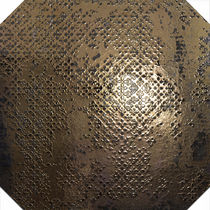 3D porcelain stoneware floor tile CARLO MAGNO: OTTAGONO ORO LEVIGATO Lifetile