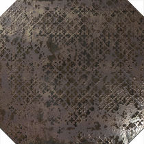 3D porcelain stoneware floor tile CARLO MAGNO: OTTAGONO RAME LEVIGATO Lifetile