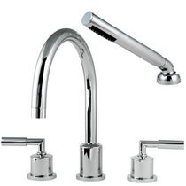 4 hole bath-tub double handle mixer tap GEMMA 6318 Aquatrim