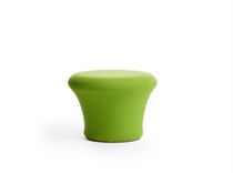 Contemporary pouf / fabric / round / by...