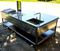 Contemporary kitchen / stainless steel /...