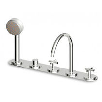 5 hole bath-tub double handle mixer tap ISY - ZD3460 ZUCCHETTI RUBINETTERIA