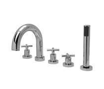 5 hole bath-tub double handle mixer tap MATRIX : 8200500 Grifer&iacute;as Galindo