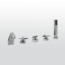5 hole shower and bath-tub double handle mixer tap STELLA 3256/308 STELLA