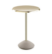 Contemporary high bar table / ash / steel...