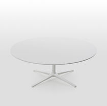 Contemporary coffee table / MDF / aluminum...