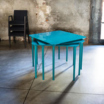 Contemporary table / MDF / rectangular /...