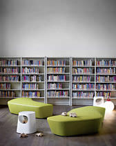 Modular sofa / contemporary / leather /...