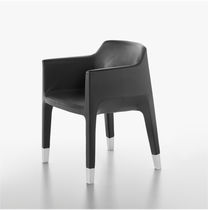 Contemporary chair / upholstered / with...