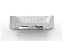 Contemporary sofa / leather / 2-person /...