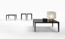 Contemporary side table / oak / commercial