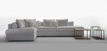 Corner sofa / contemporary / fabric / 4-seater