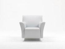 Contemporary armchair / fabric