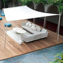 Rectangular shade sail / fabric / polyester