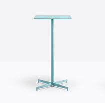 Contemporary high bar table / oak / steel...