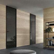 Indoor door / swing / aluminum / full-height