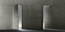 Indoor door / swing / aluminum / flush