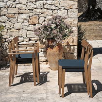 Contemporary chair / upholstered / stackable...