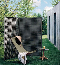 Contemporary screen / stainless steel /...
