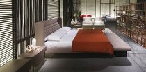 Double bed / contemporary / upholstered...