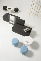 Modular upholstered bench / contemporary...