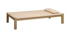 Contemporary daybed / fabric / leather /...