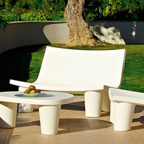 Garden bench / contemporary / polyethylene...