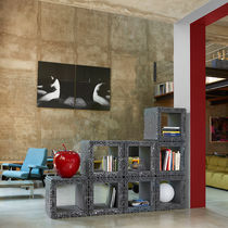 Modular shelf / New Baroque design / polyethylene