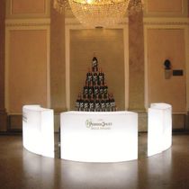 Modular reception desk / semicircular /...