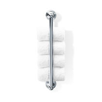 1-bar towel rack / wall-mounted / chrome-plated...