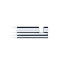 Contemporary coat hook / chrome-plated brass...