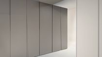 Contemporary wardrobe / wooden / lacquered...