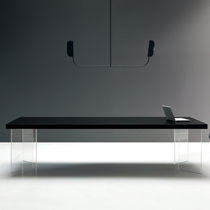 Contemporary boardroom table / wooden /...