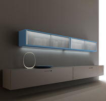 Wall-mounted sideboard / contemporary /...