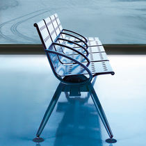 Steel beam chair / powder-coated steel /...