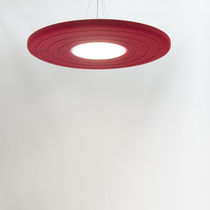 Pendant lamp / contemporary / fabric / acoustic