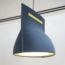 Pendant lamp / contemporary / metal / felt