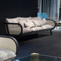 Contemporary sofa / fabric / ash / commercial