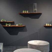 Wall-mounted shelf / contemporary / solid...